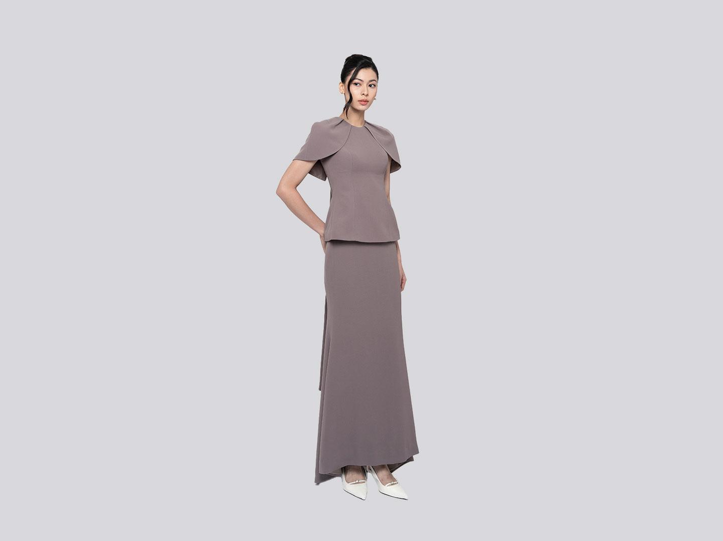 Basic Long Pencil Skirt Image 1